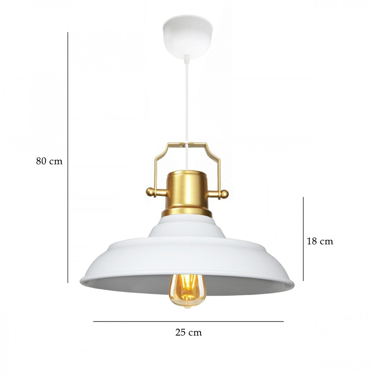 Candelabru, AYD-3642, Alb
