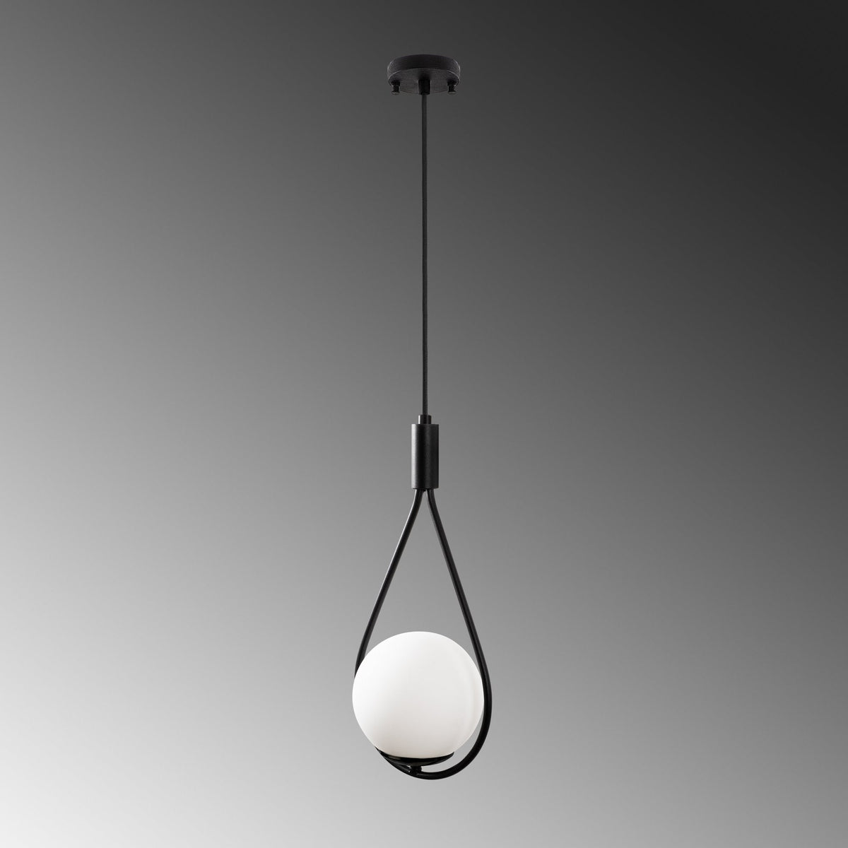 Candelabru, GMN-00008, Negru