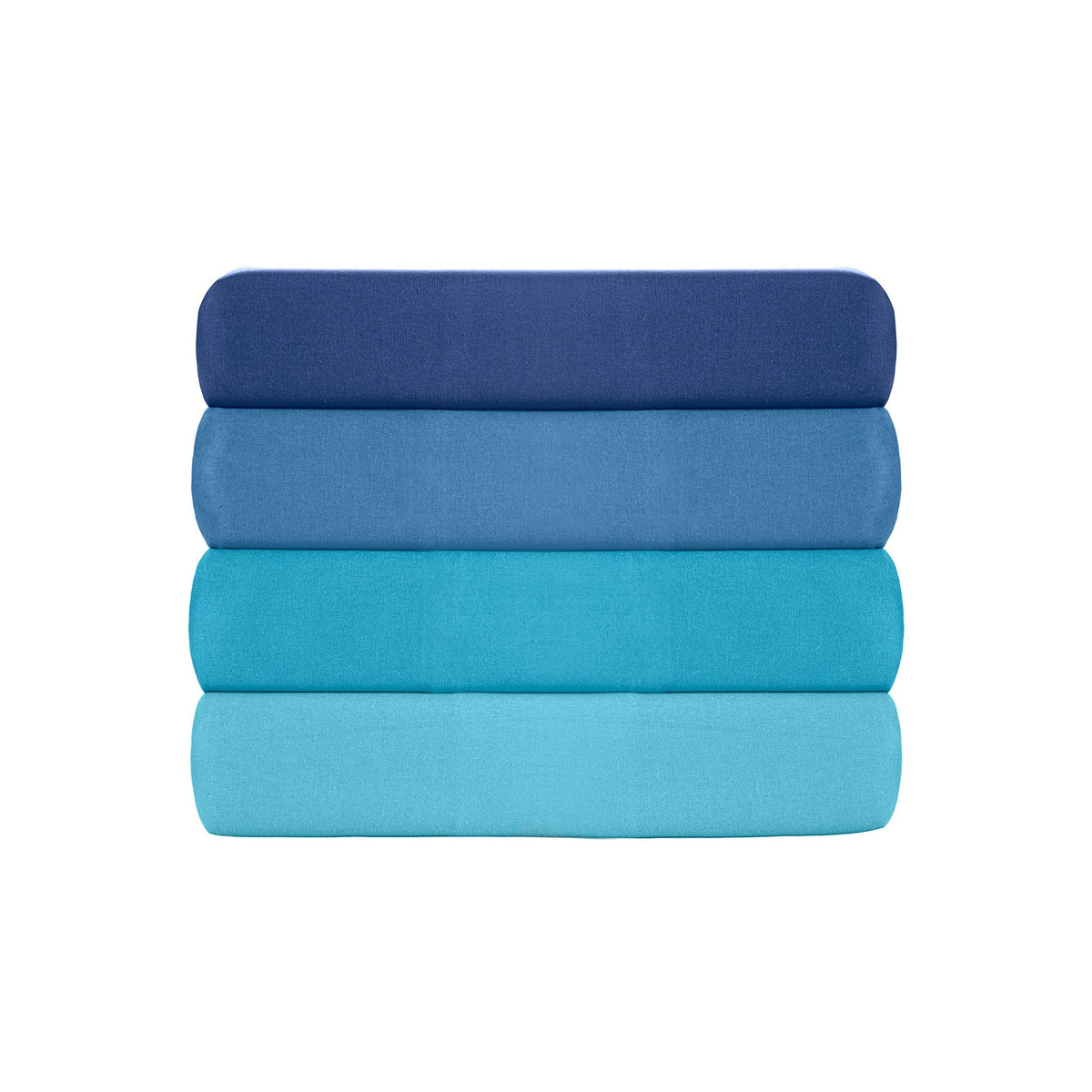 Cearșaf pat dublu XL cu elastic ranforce, Tonne Bleue - 60, Turcoaz