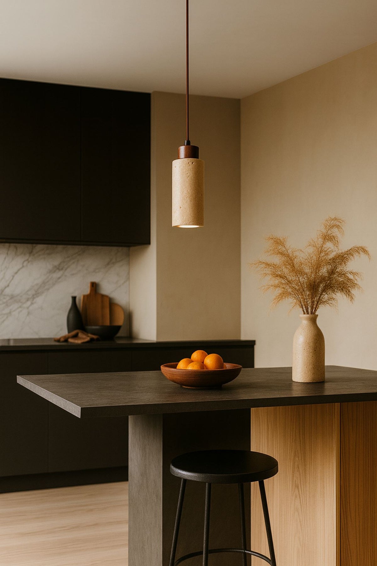 Candelabru, Babıl - Walnut, Bej / Nuc