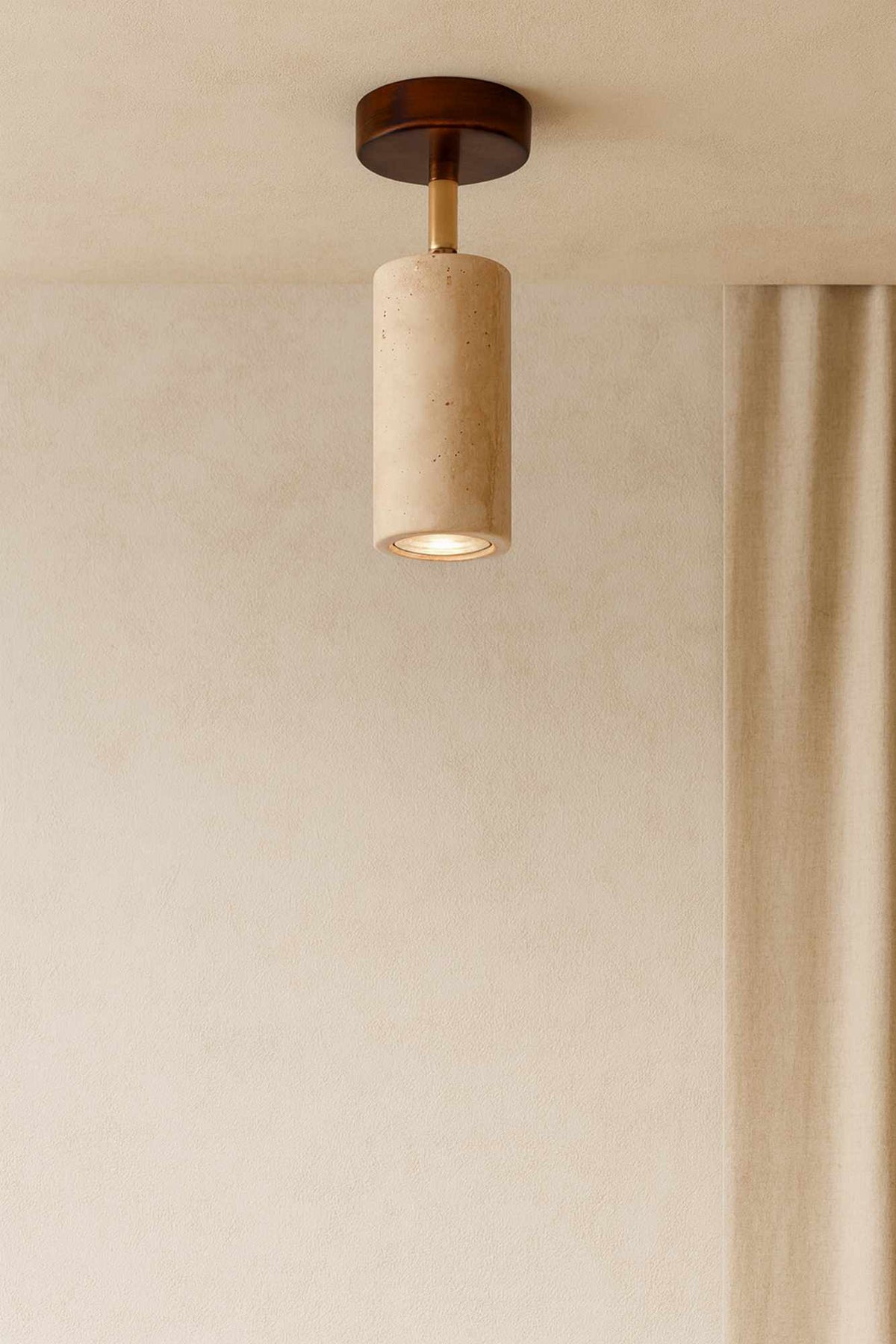 Candelabru, Nur - Walnut, Bej / Nuc