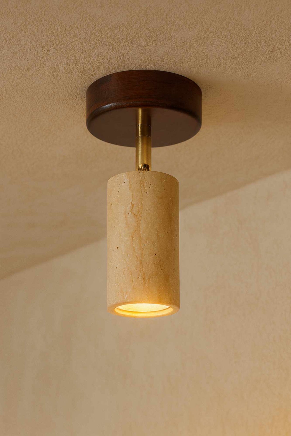 Candelabru, Nur - Walnut, Bej / Nuc