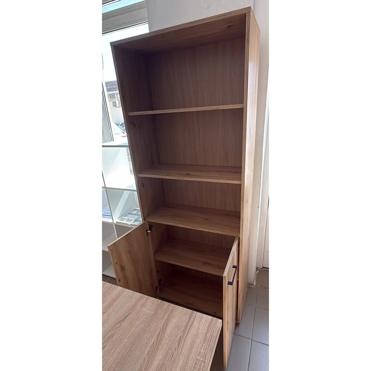 PRODUS RESIGILAT - Dulap SPACE OFFICE, stejar artisan, PAL, 80x37x203 cm