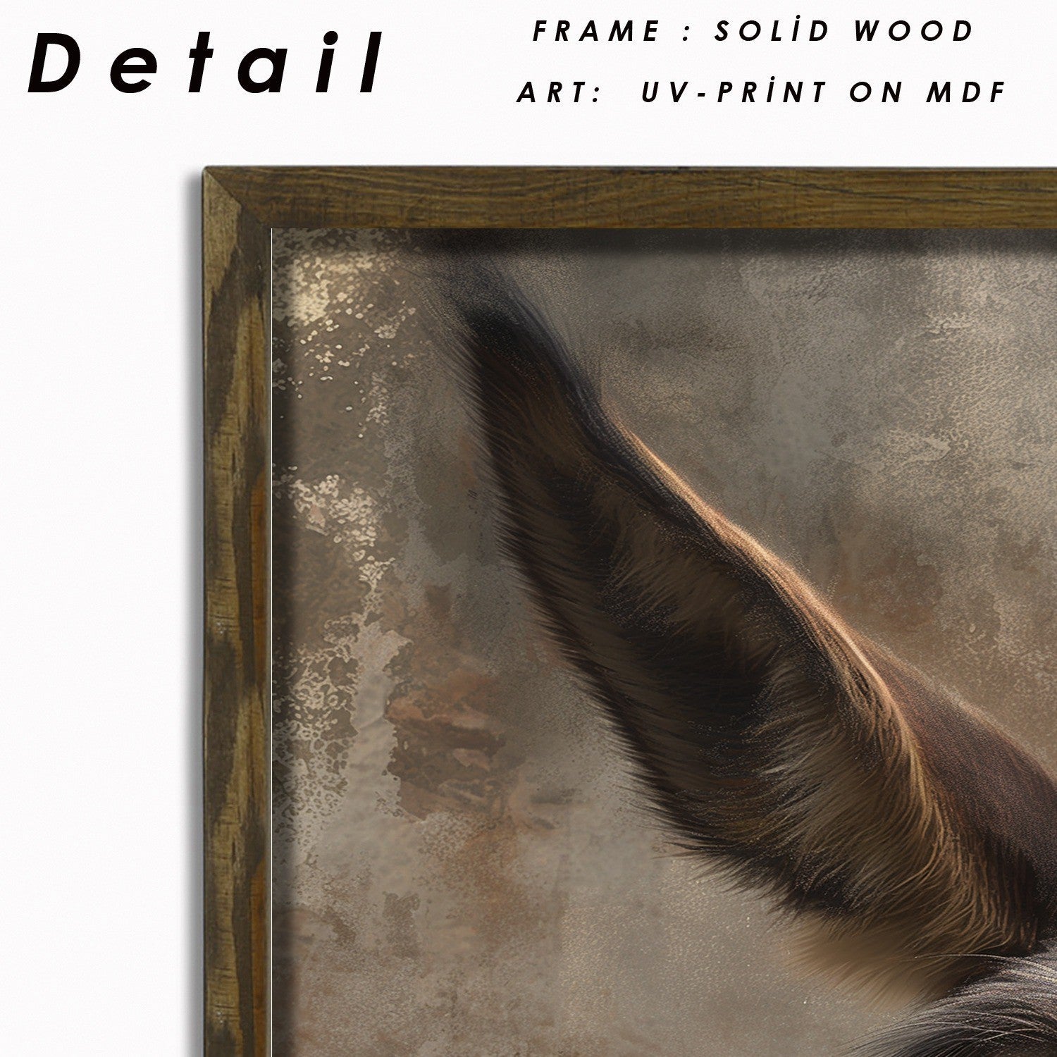 Tablou decorativ MDF cu ramă, AI003, Multicolor
