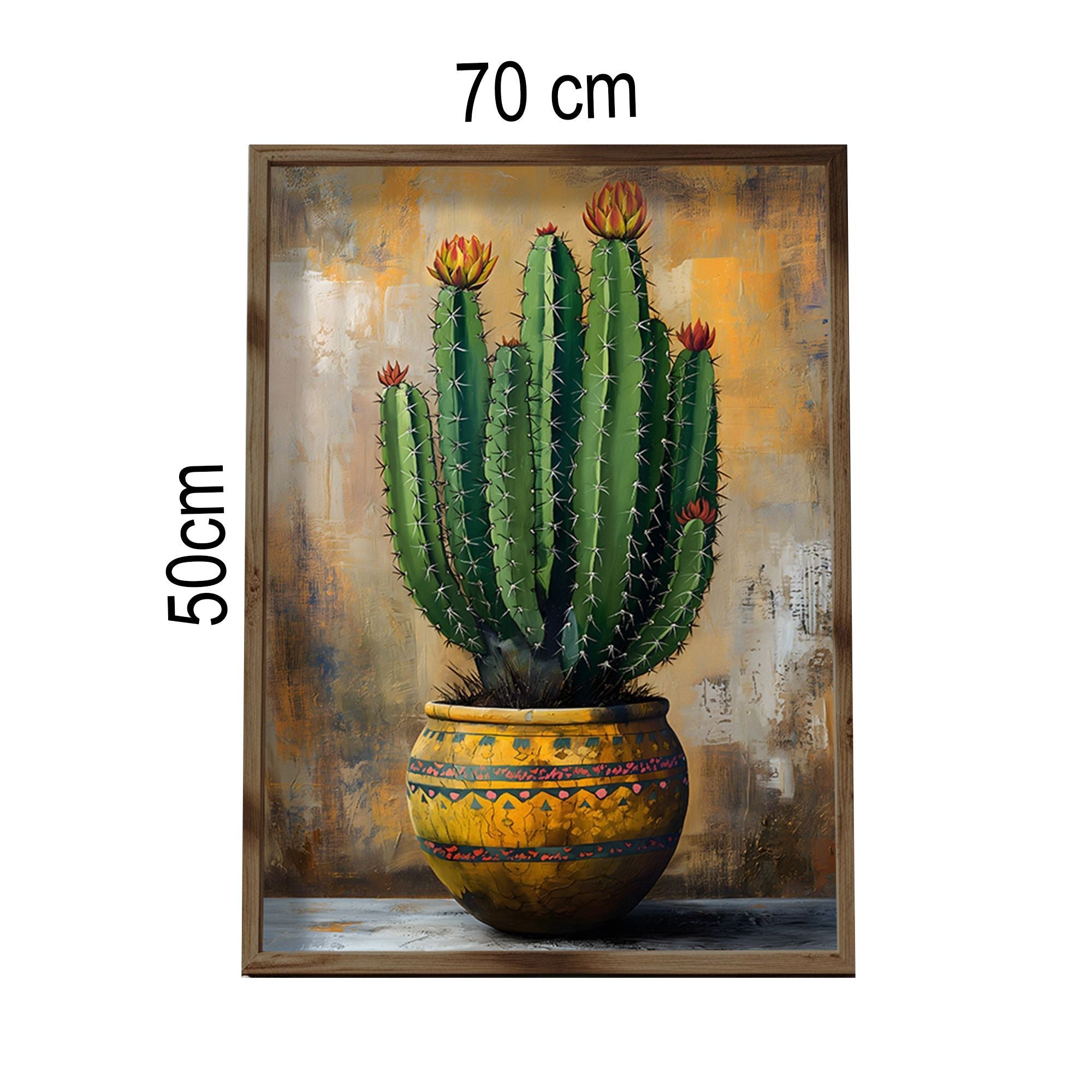 Tablou decorativ MDF cu ramă, AI118, Multicolor