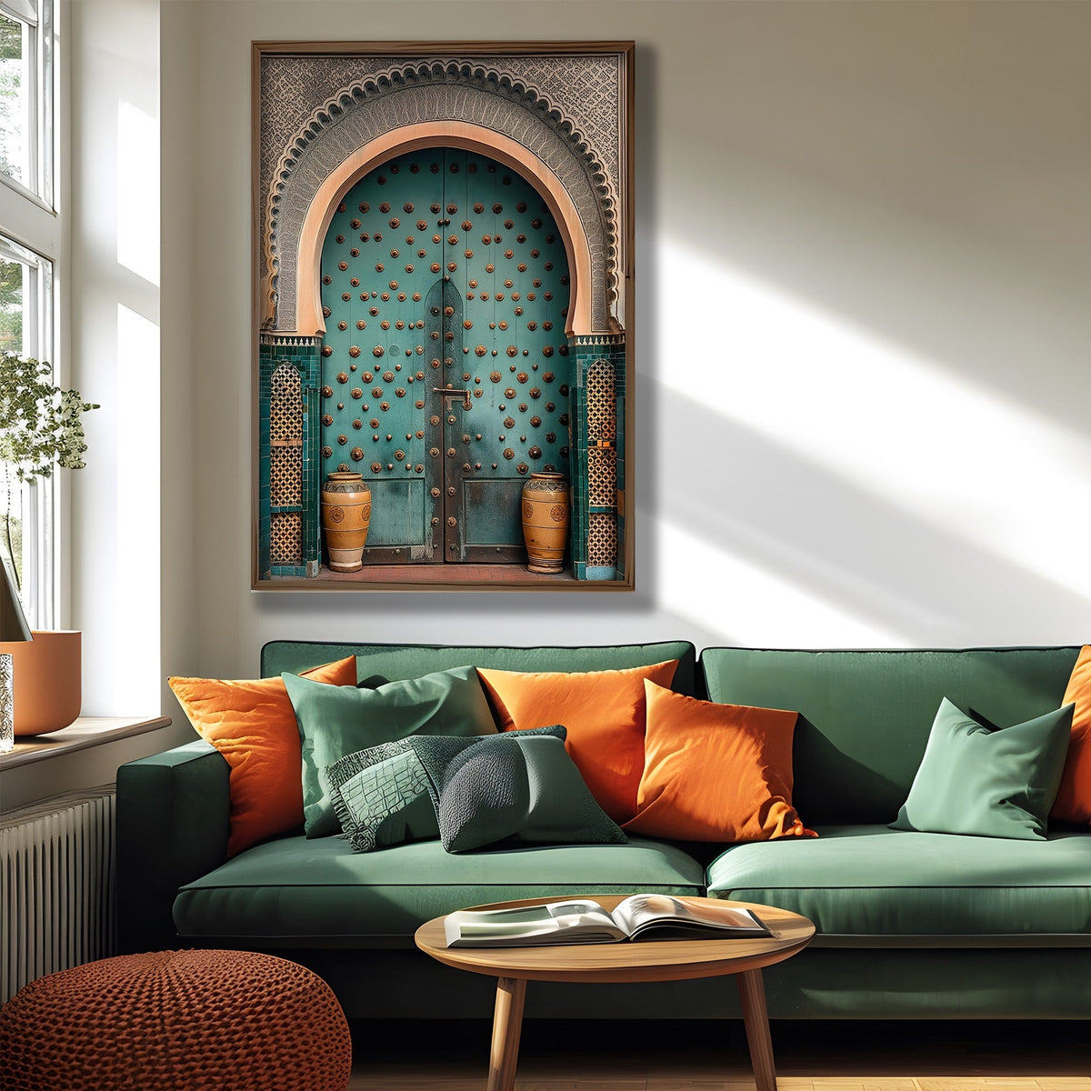 Tablou decorativ MDF cu ramă, GE128-L, Multicolor