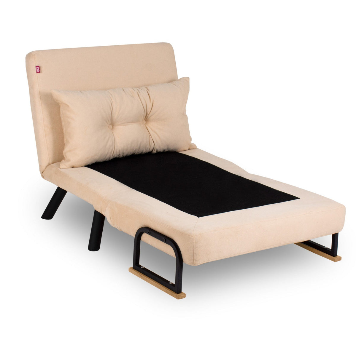 Canapea extensibilă 1 loc, Sando Single - Cream, Crem