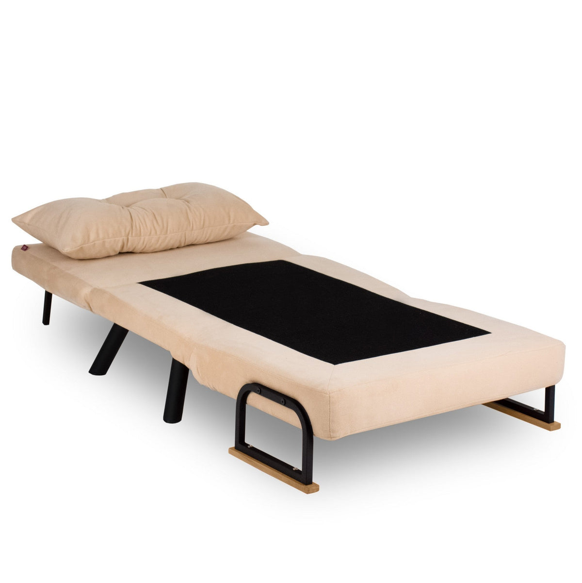 Canapea extensibilă 1 loc, Sando Single - Cream, Crem