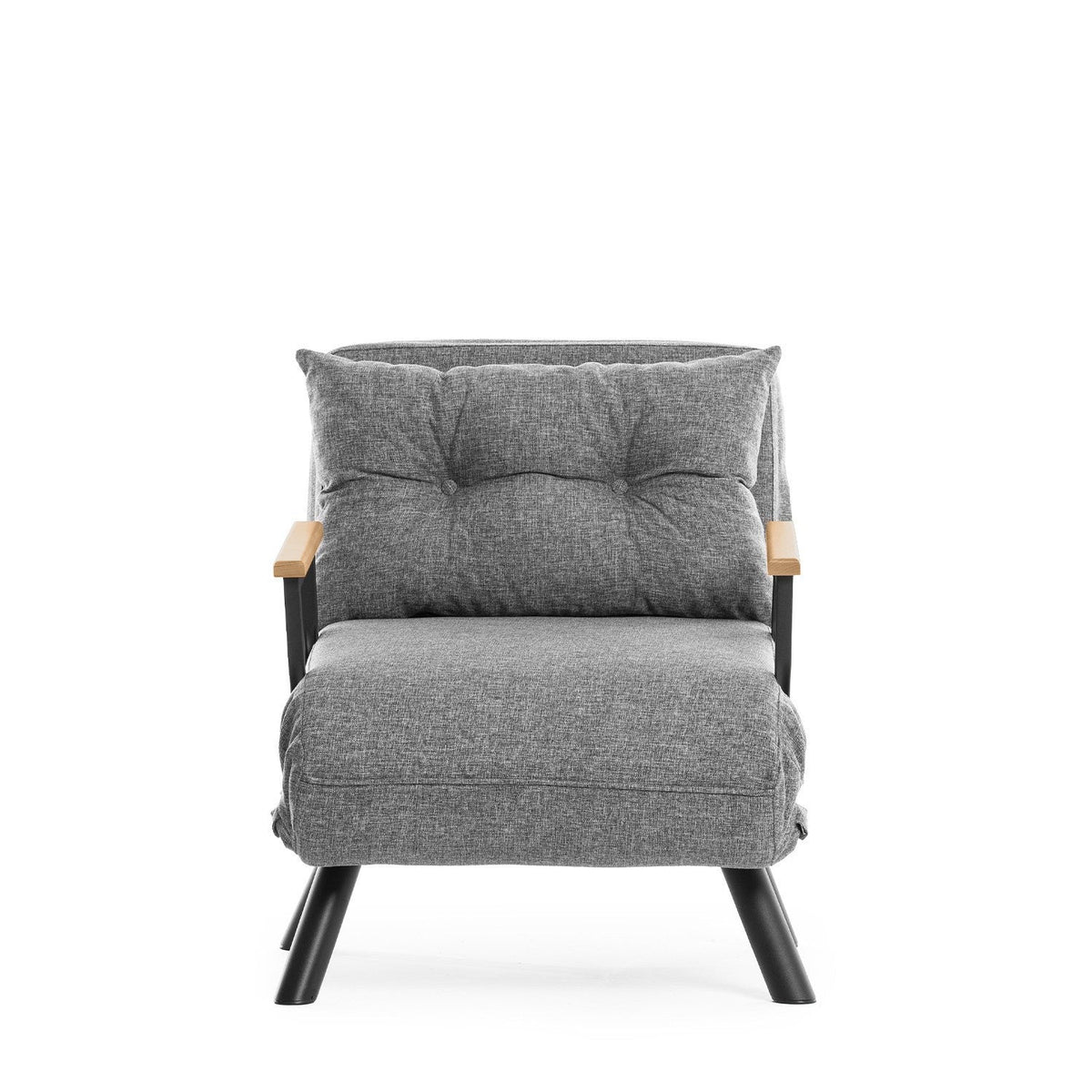 Canapea extensibilă 1 loc, Sando Single - Light Grey, Gri deschis