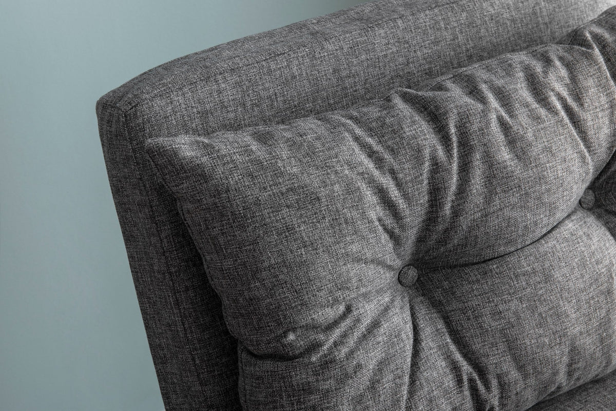 Canapea extensibilă 1 loc, Sando Single - Light Grey, Gri deschis