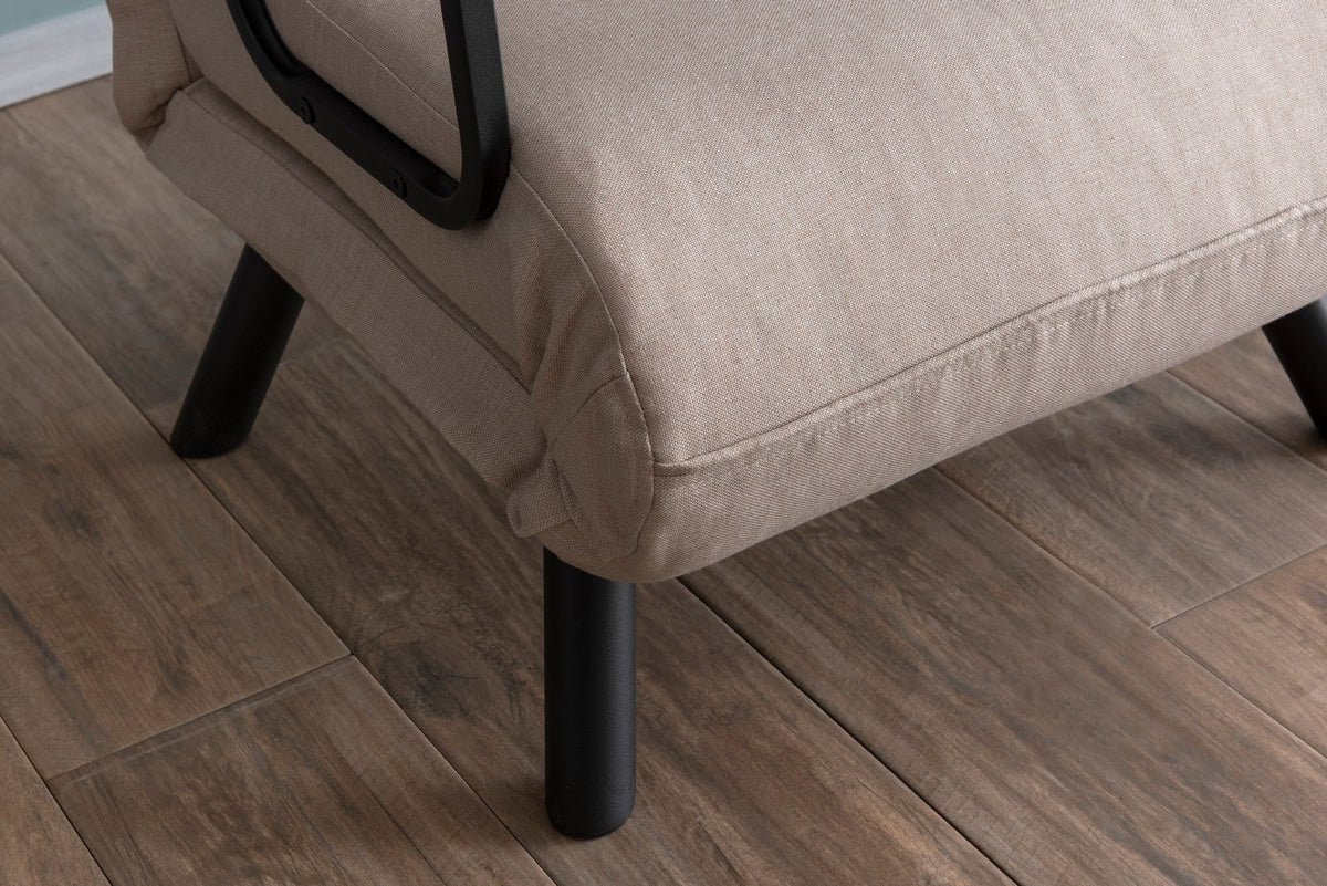 Canapea extensibilă 1 loc, Sando v2 Single - Cream, Crem
