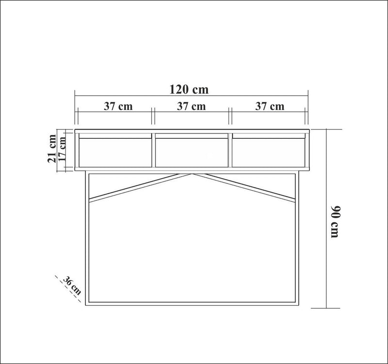 Consola LAXUS MIA, bej cu efect de marmura/auriu, PAL melaminat/metal, 120x36x90 cm