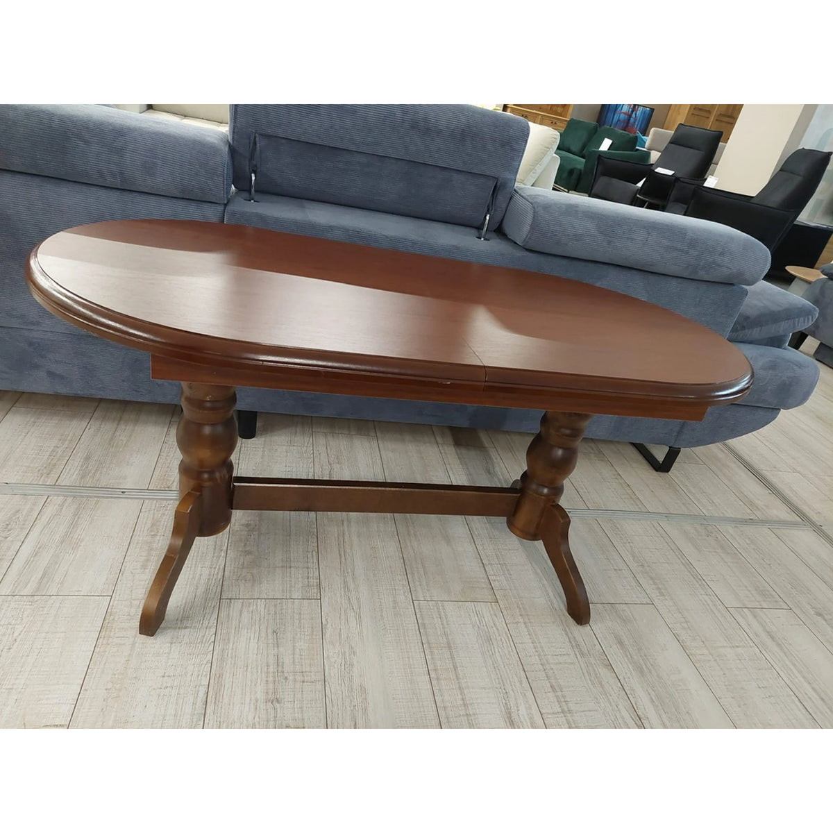 PRODUS RESIGILAT - Masa extensibila Daniel, castan, 120/160 x70x62/75 cm