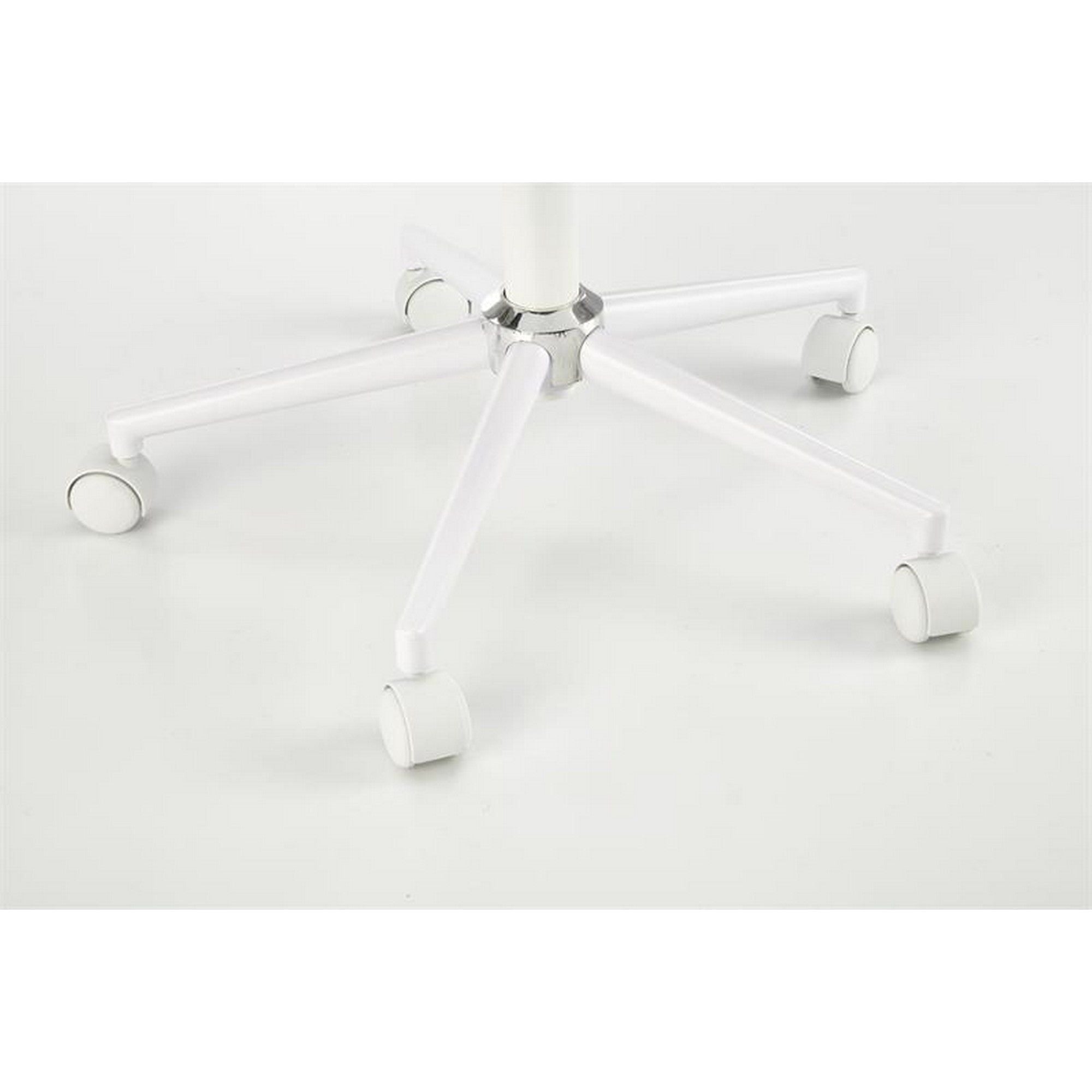 Scaun birou GASLY, alb, piele ecologica, 62x64x80/92 cm