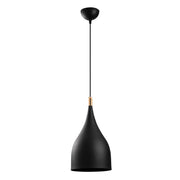 Lustră SAGLAM 3770, negru/auriu, metal, 25x137 cm