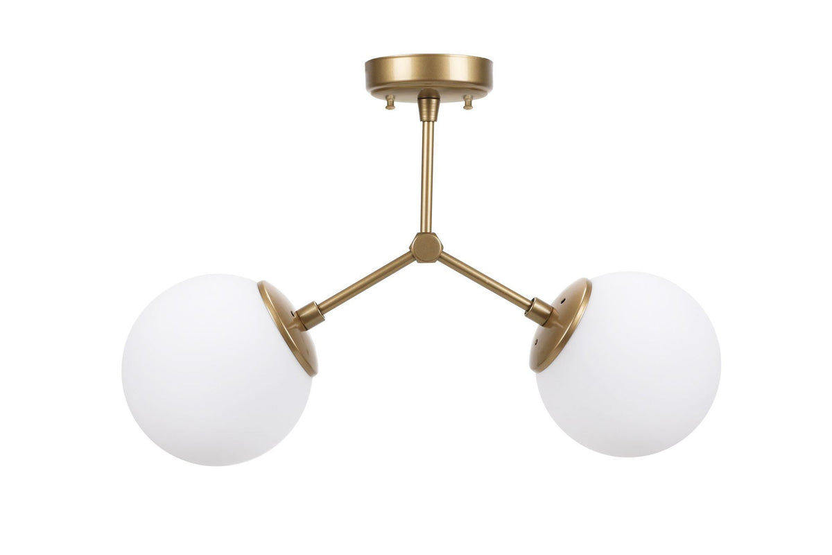 Candelabru, Damar - 6332, Galben / Alb