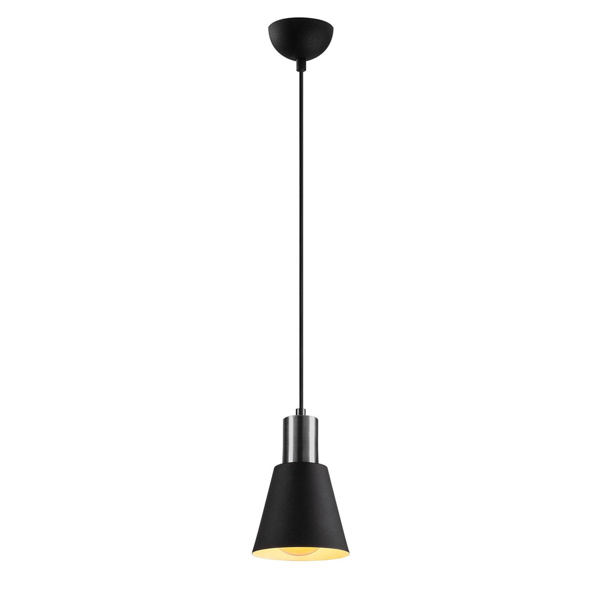 Candelabru, Kem - 6362, Negru / Nichel