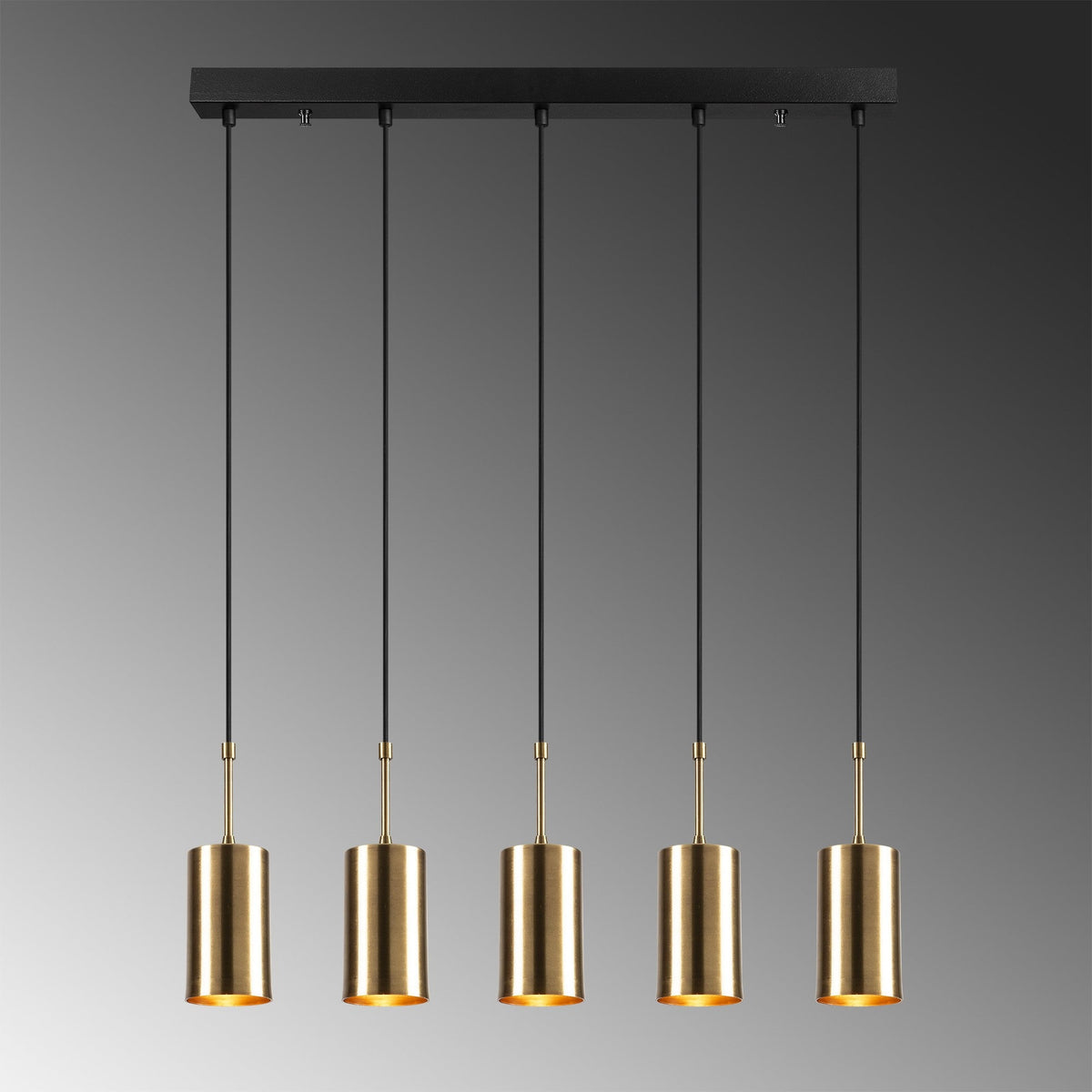 Candelabru, Kem - 6386, Auriu / Negru