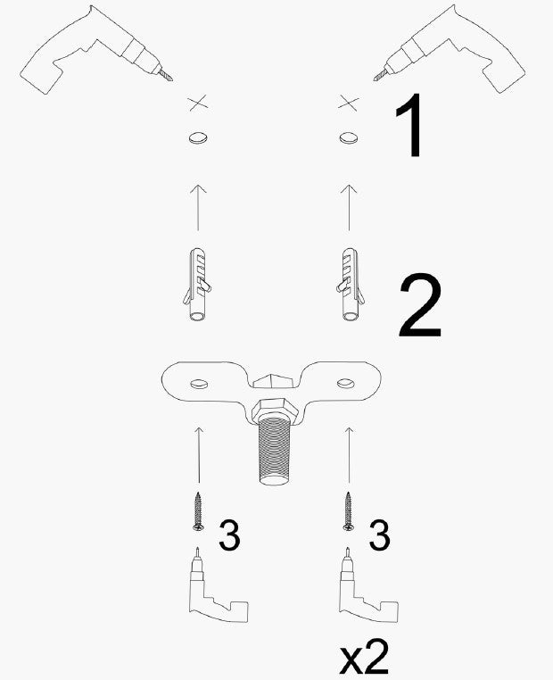 Candelabru, Tel - 6706, Negru