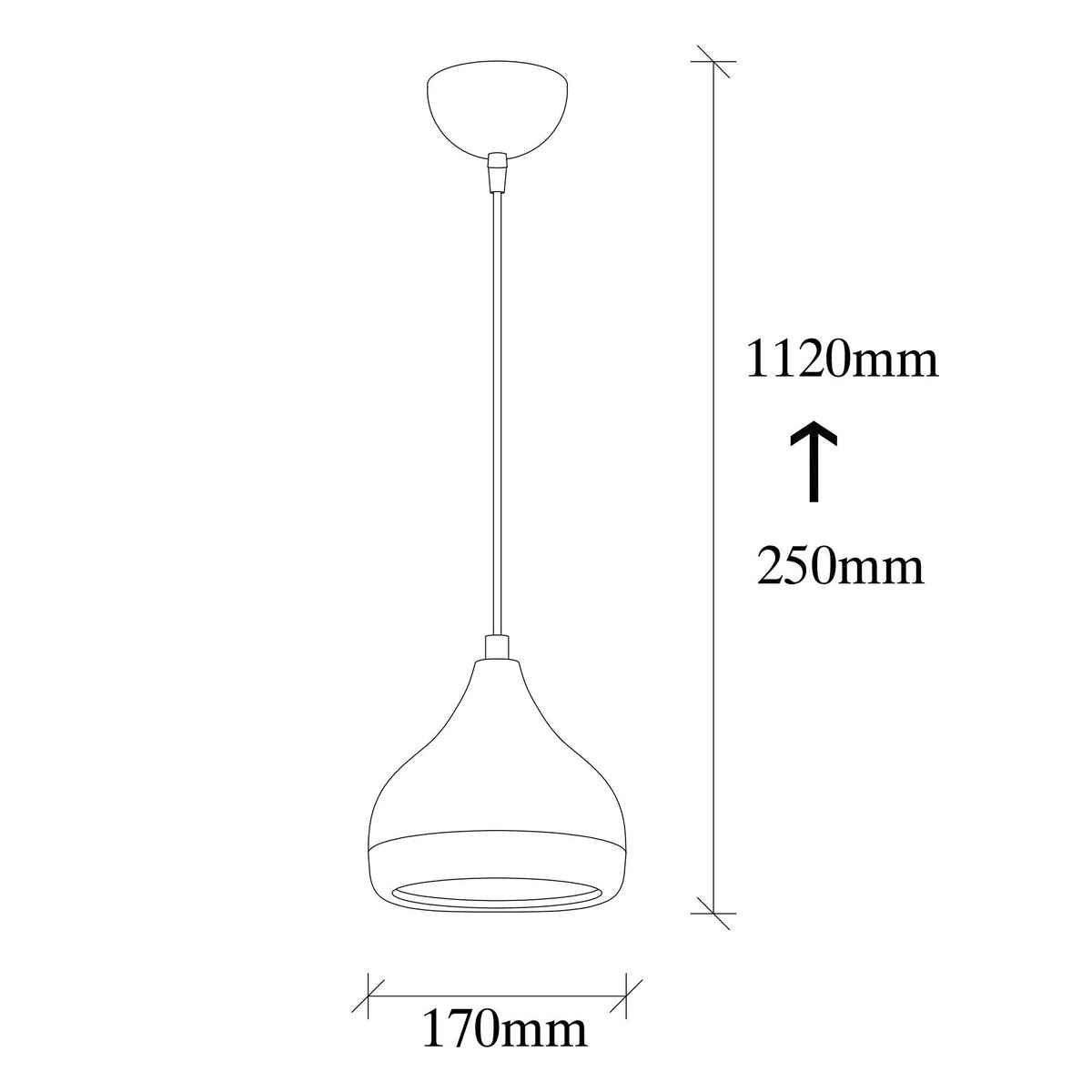 Candelabru, Yıldo - 6866, Negru / Cupru