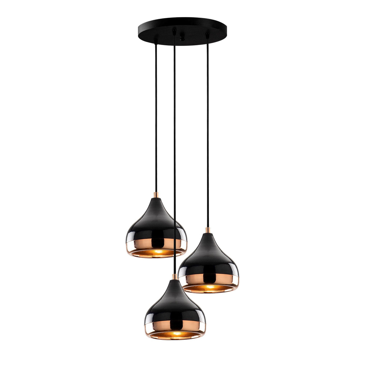 Candelabru, Yıldo - 6871, Negru / Cupru