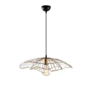 Lustră TEL 6503, auriu, metal, 50x111 cm