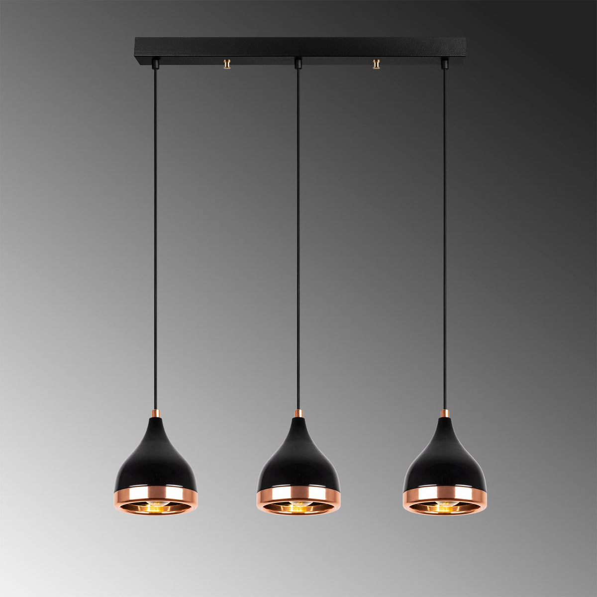 Candelabru, Yıldo - 7041, Negru / Cupru