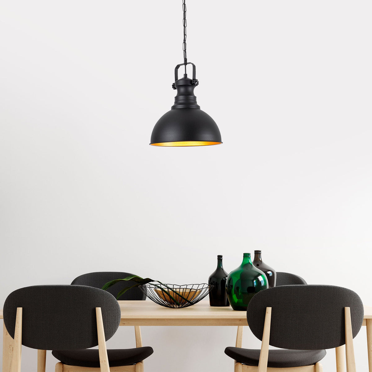 Candelabru, Sağlam - 3710 - 1, Negru