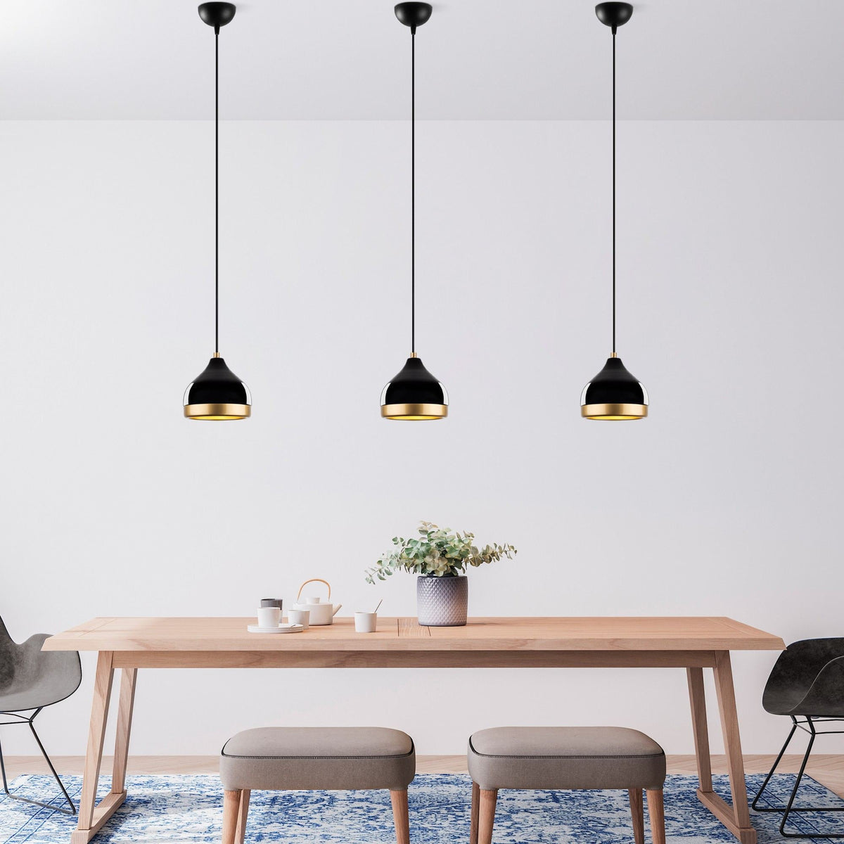 Candelabru, Yildo - M-6869, Negru