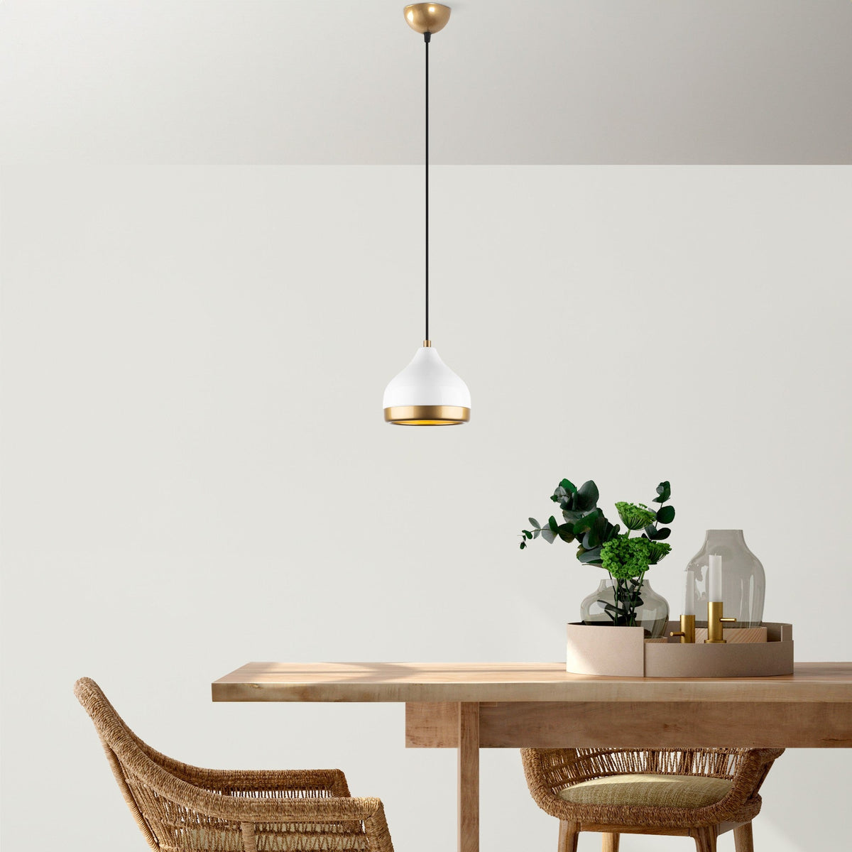 Candelabru, Yildo - M-6870, Alb