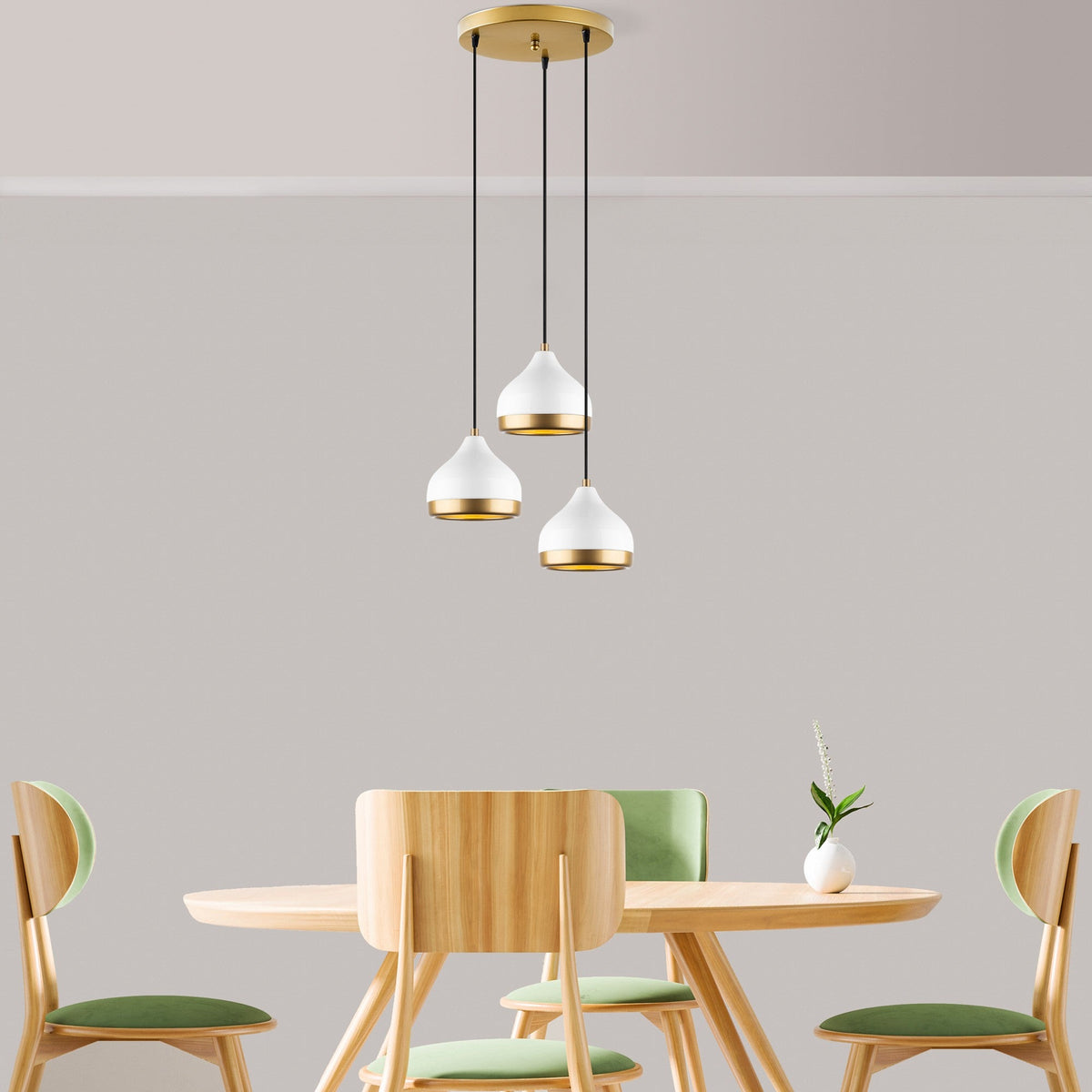 Candelabru, Yildo - M-6875, Alb