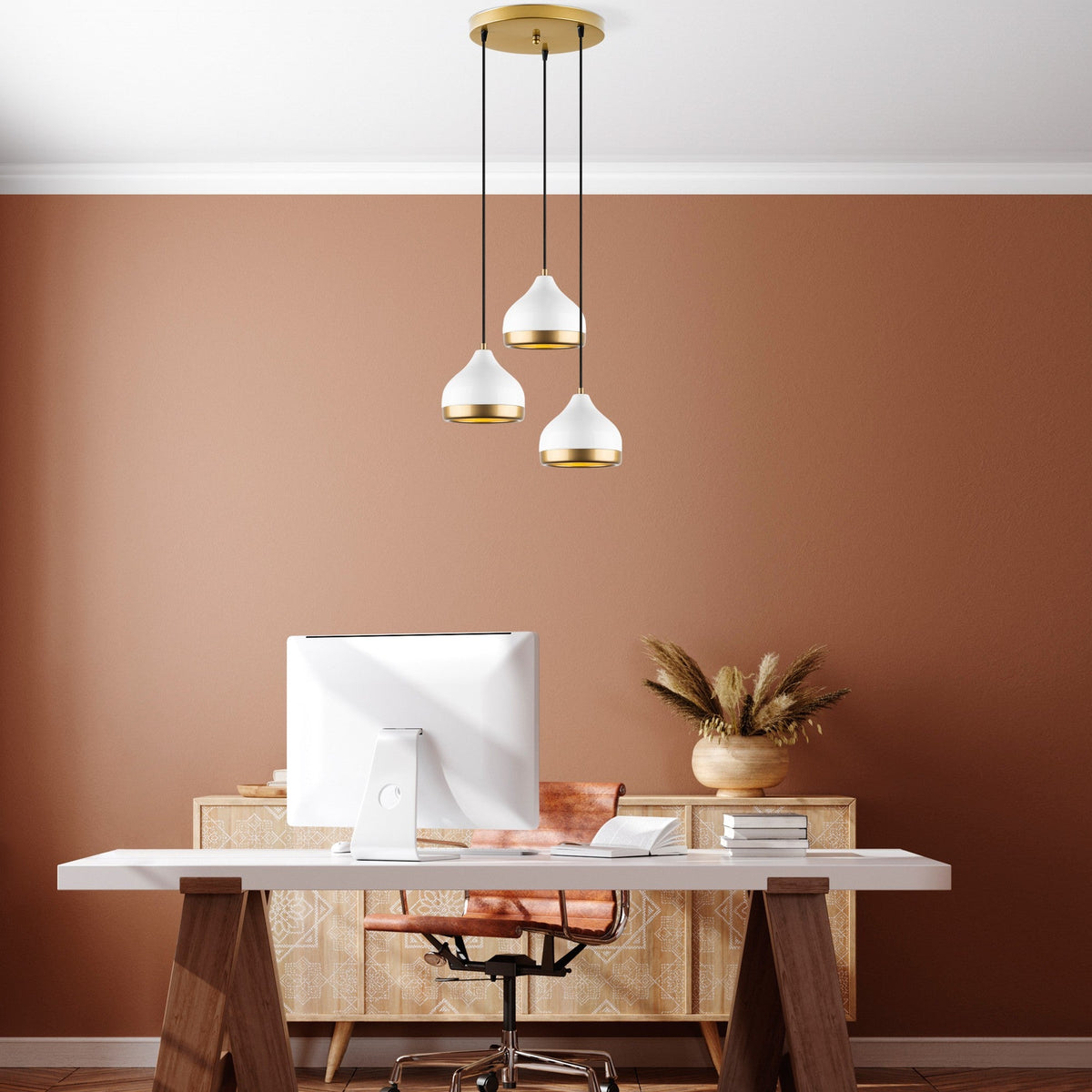 Candelabru, Yildo - M-6875, Alb