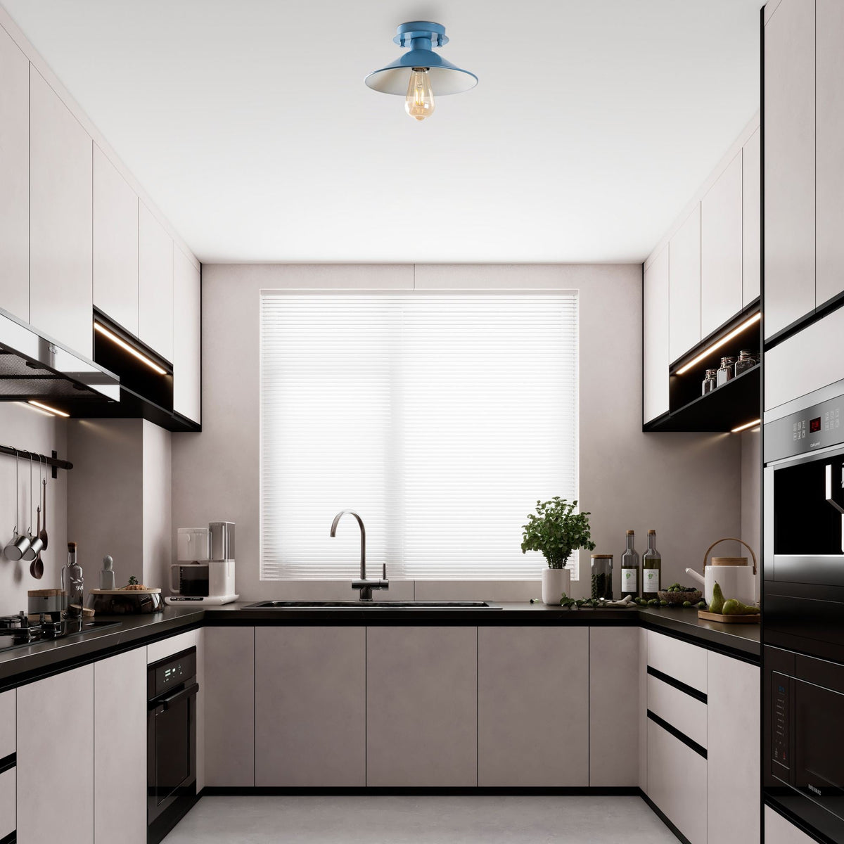 Candelabru, Konıksıvama - N - 662 - Lıghtblue, Albastru