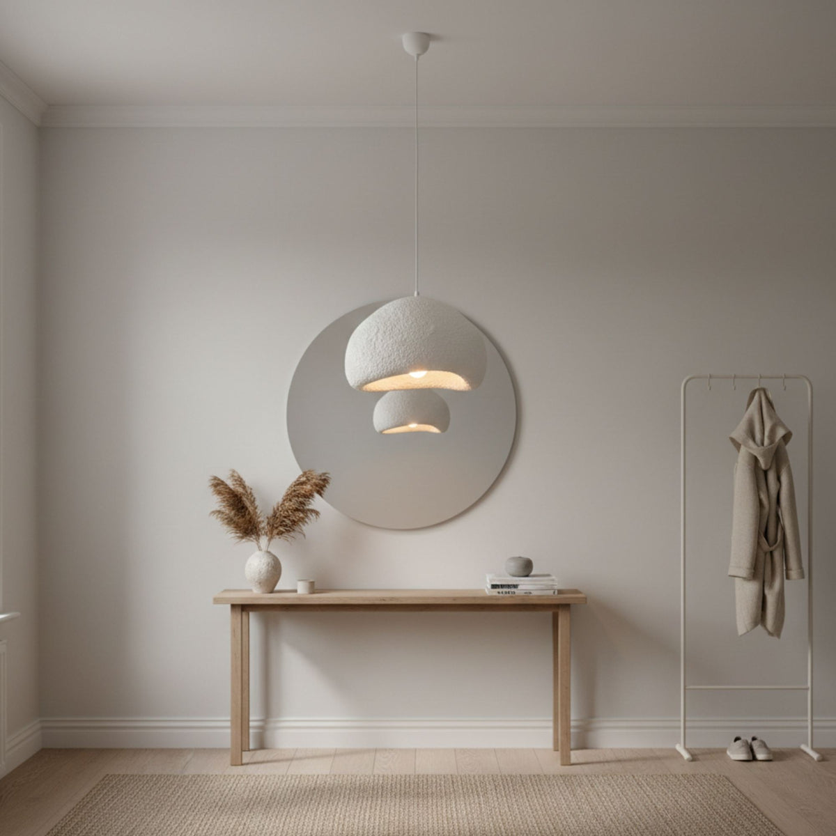 Candelabru, Lora-40-Nua, Alb
