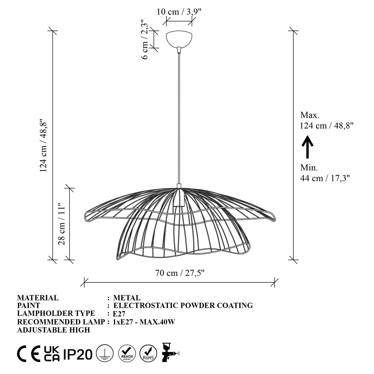 Candelabru, Mantar - 6503 - Xl, Auriu