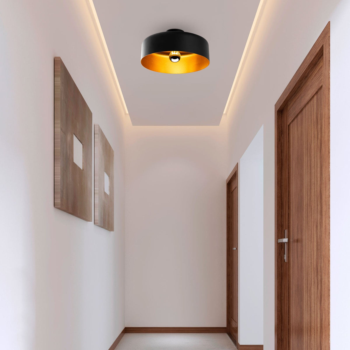 Candelabru, Vesta - 15075, Negru