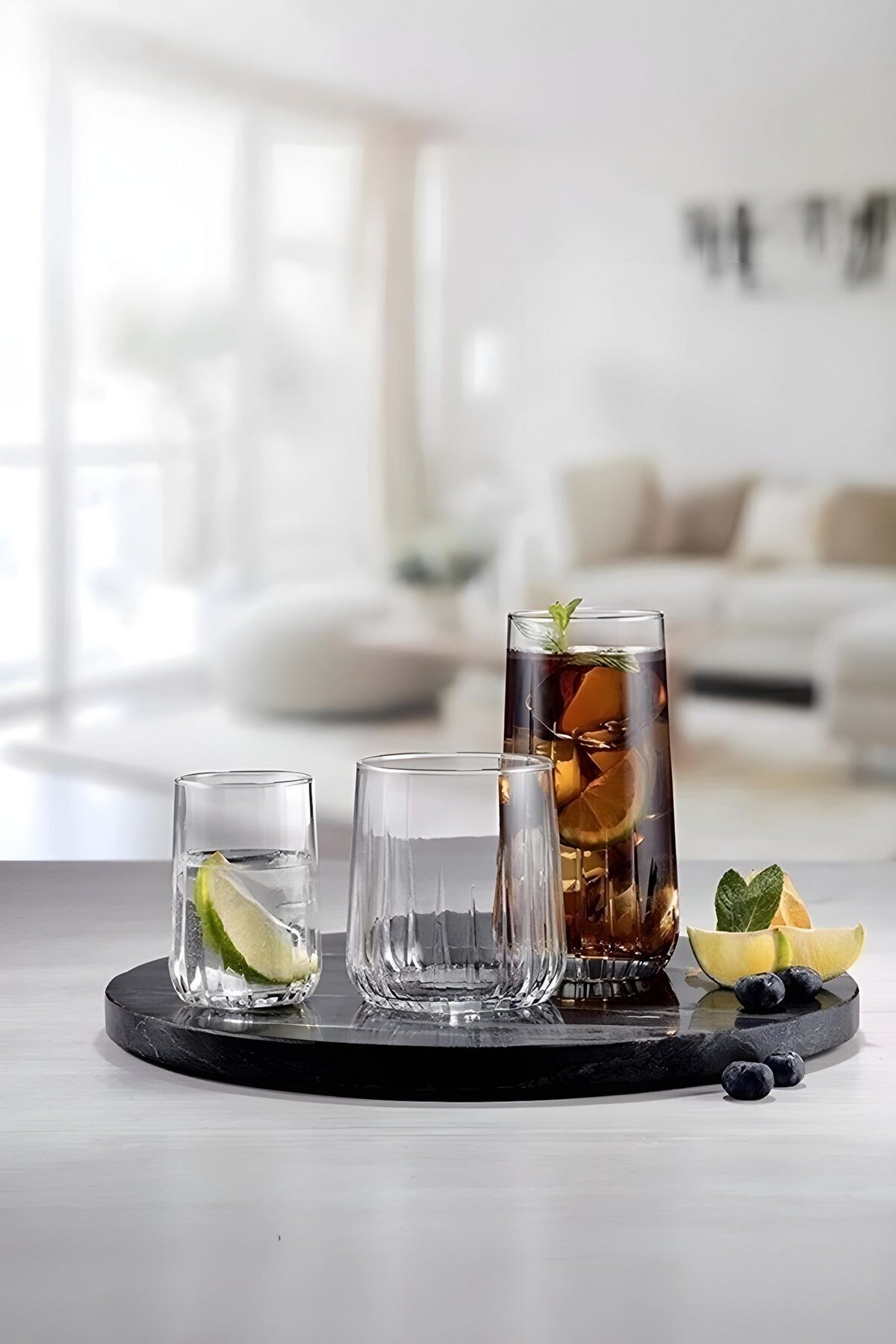 Set pahare (18 piese), Nova 18, Transparent