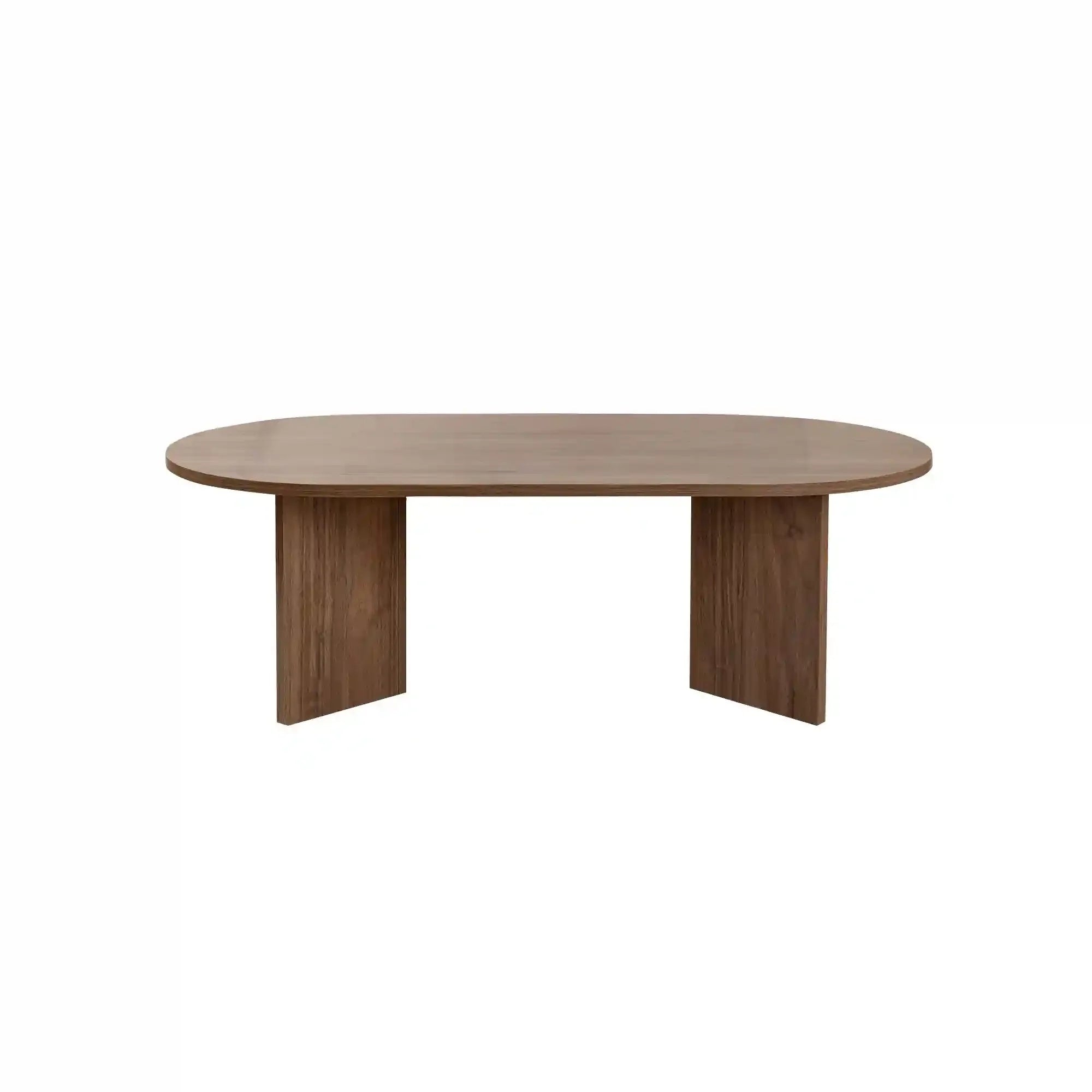 Masuta cafea SABLE, nuc, PAL, 119x60x40 cm