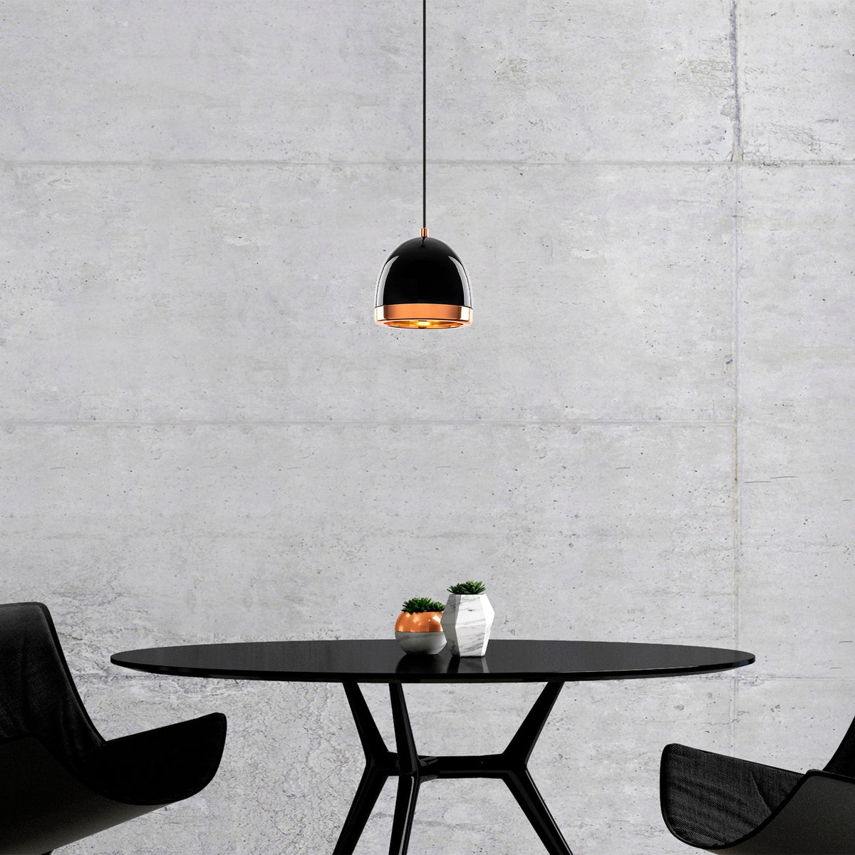 Candelabru, Mugo - 10635, Negru / Auriu