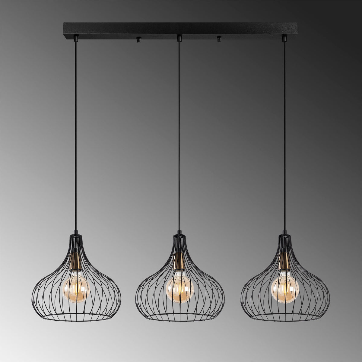 Candelabru, Teldamla - 11910, Negru / Antic