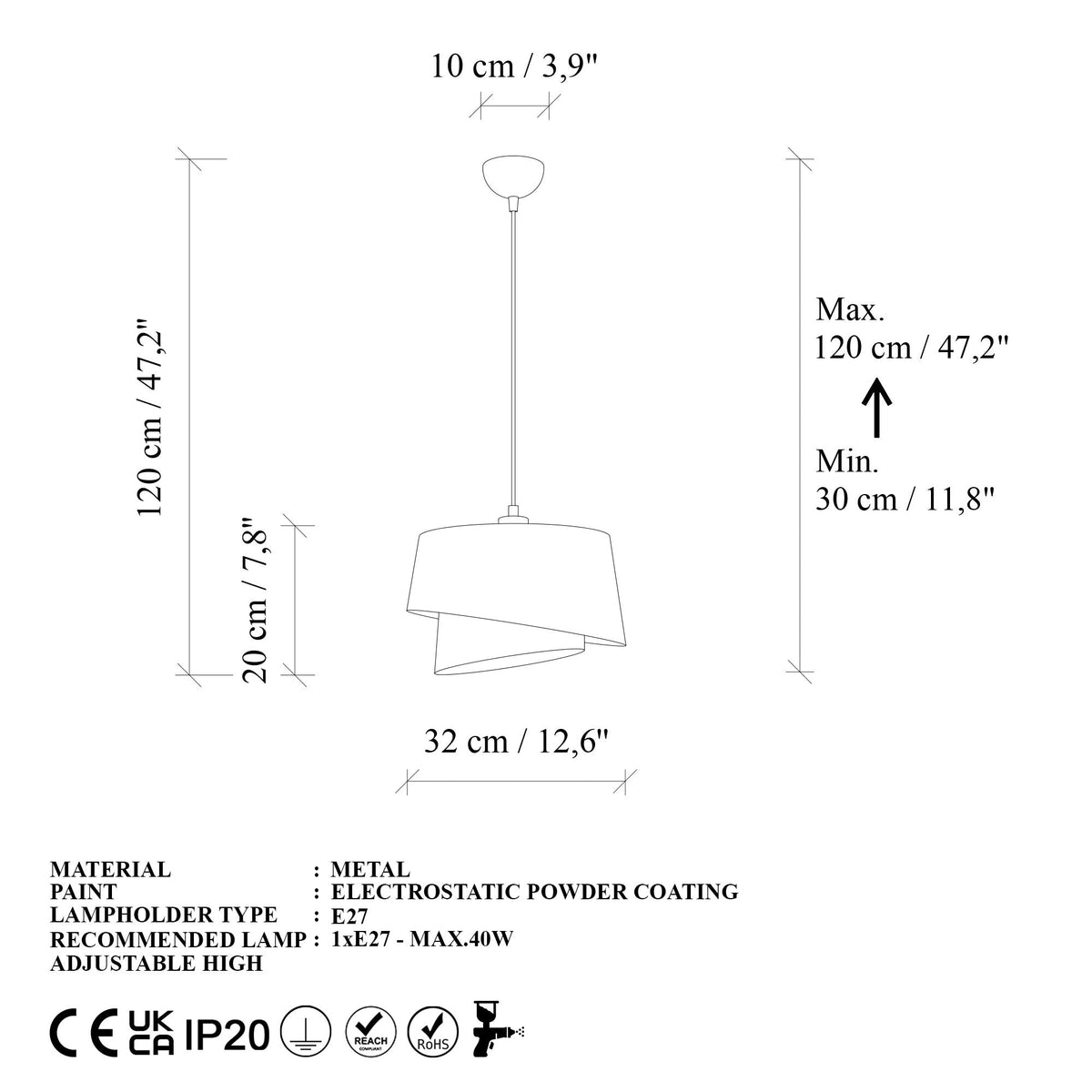 Candelabru, Stage - 14704, Alb