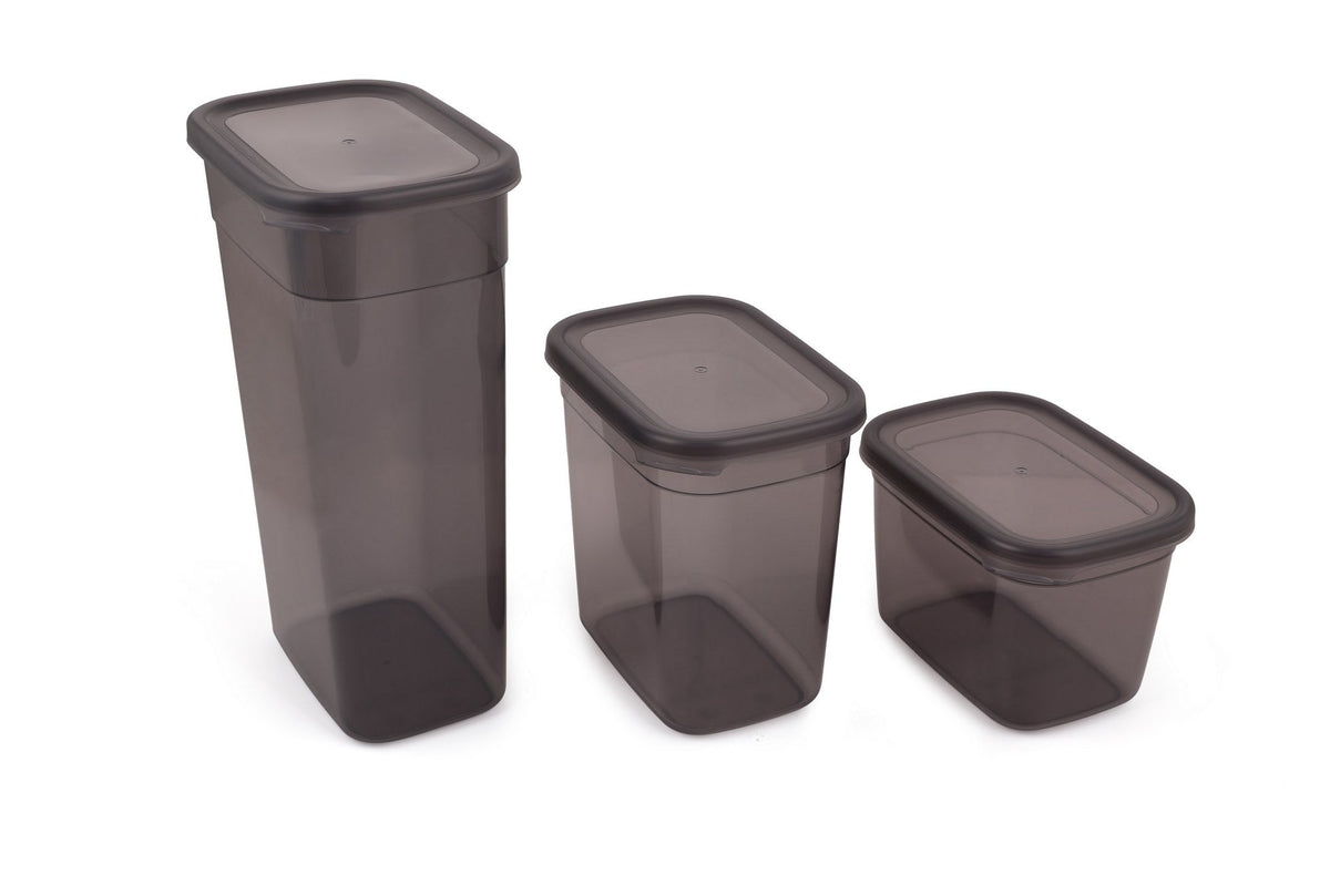 Set cutii depozitare (18 piese), BNMPEGYAR18-13232 v2, Antracit