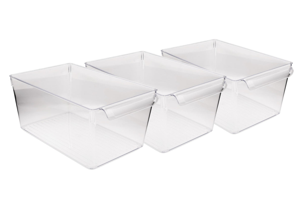 Set organizator frigider (3 piese), 728, Transparent