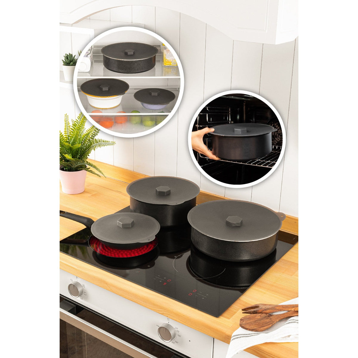Set organizatoare (3 piese), 3Boytncrkpk, Antracit