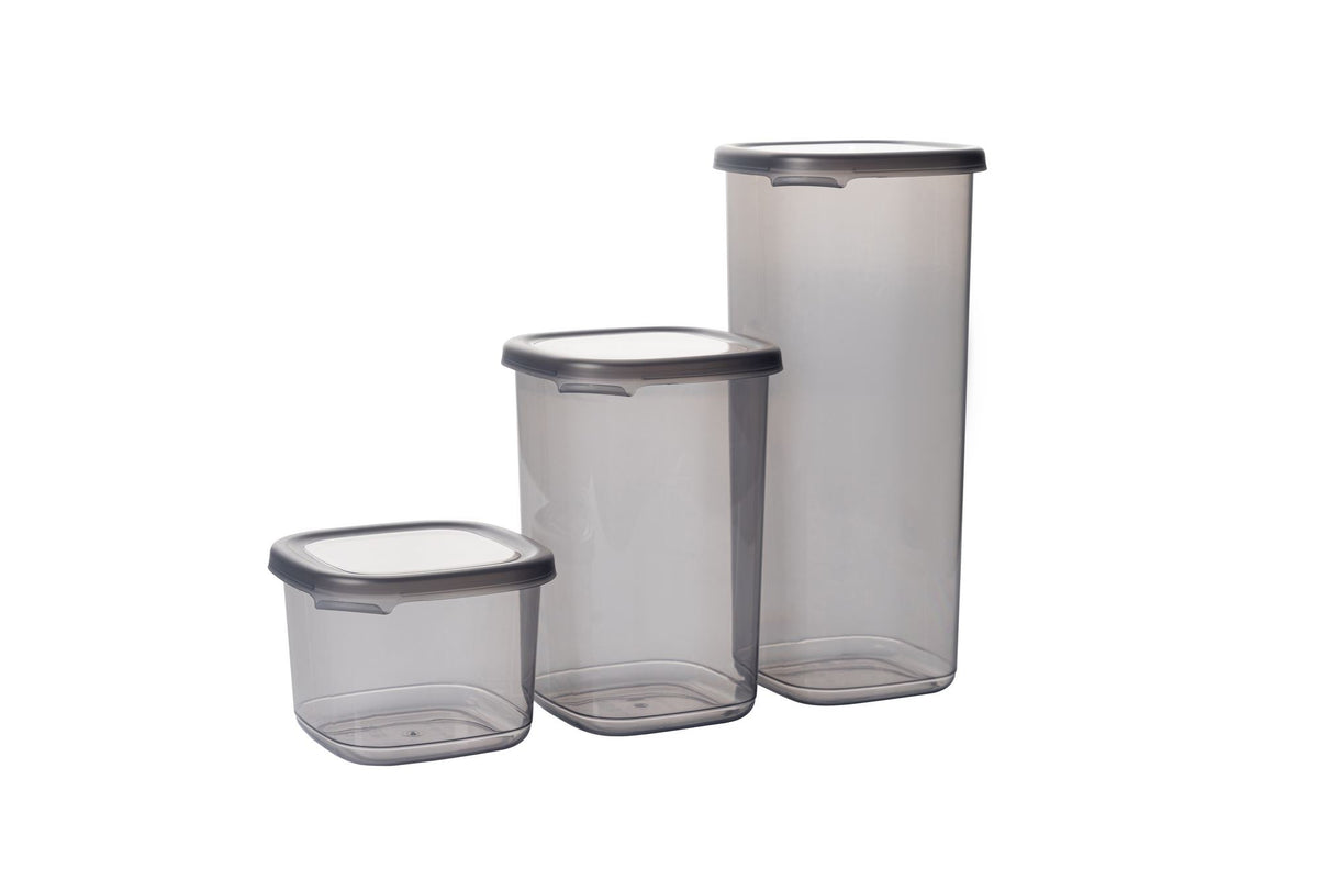 Set cutii depozitare (15 piese), BNMPEGYAS15-51217, Antracit