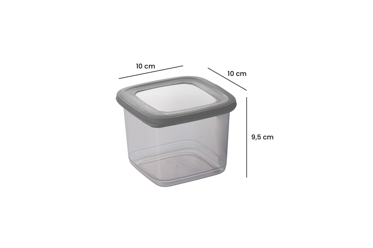 Set cutii depozitare (24 piese), BNMPOLYAS24-51217SRG, Antracit