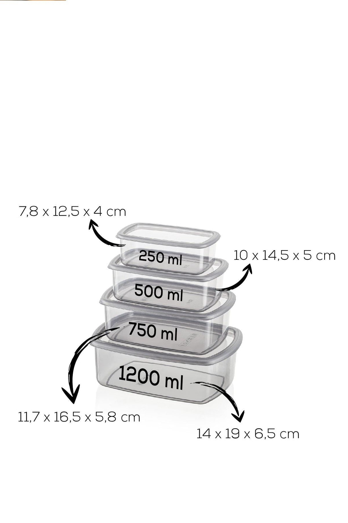 Set cutii depozitare (16 piese), SYBOX16LIKRSK - Anthracite, Antracit