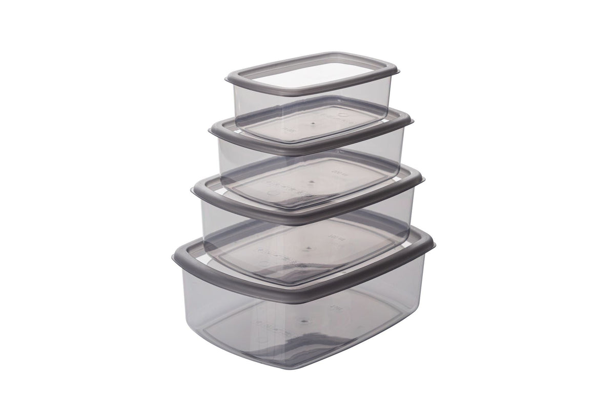 Set cutii depozitare (16 piese), SYBOX16LIKRSK - Anthracite, Antracit