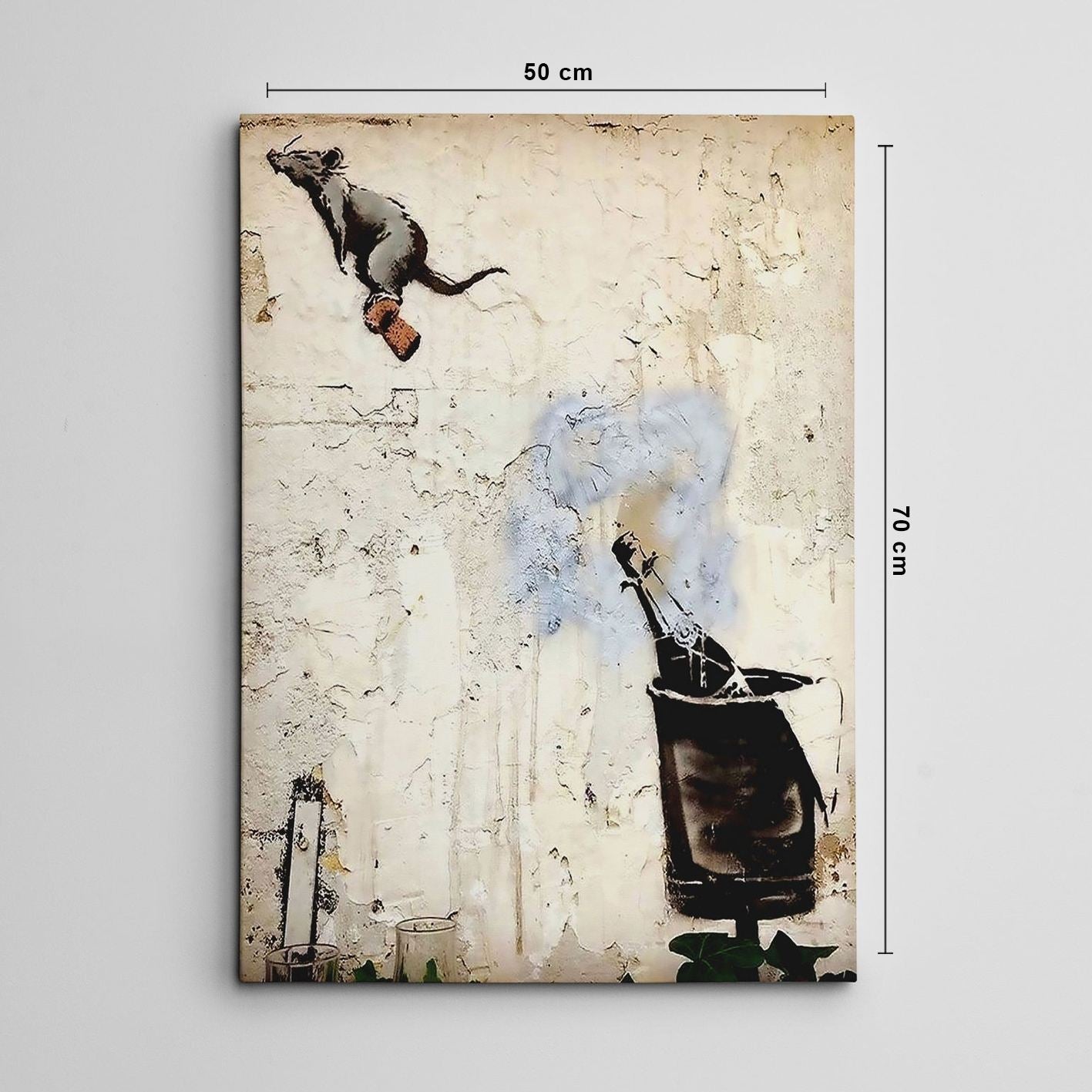 Tablou decorativ pe pânză, WY117 (50 x 70), Multicolor