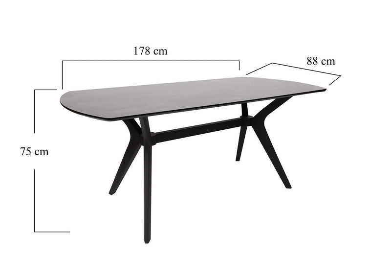 Masa ARES 1043, nuc, plastic, 180x80x75 cm